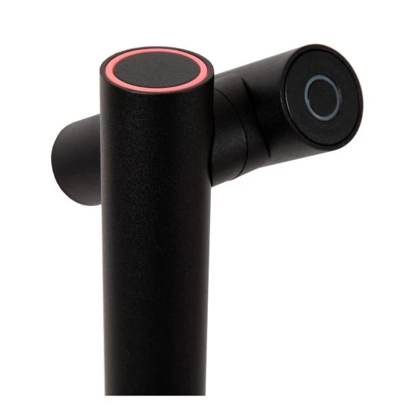 Lucide ANTRIM - Lampadaire / lampe de lecture Rechargeable Intérieur/Extérieur - Batterie/Piles - LED Dim. - 1x2,2W 2700K - IP54 - Avec station de charge sans fil - Noir - détail 2